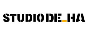 logo studio deha - modern-black and white color